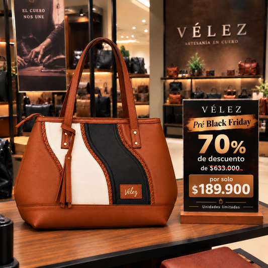 Bolso Premium Velez Luna - Últimas Unidades Con 50% De Descuento