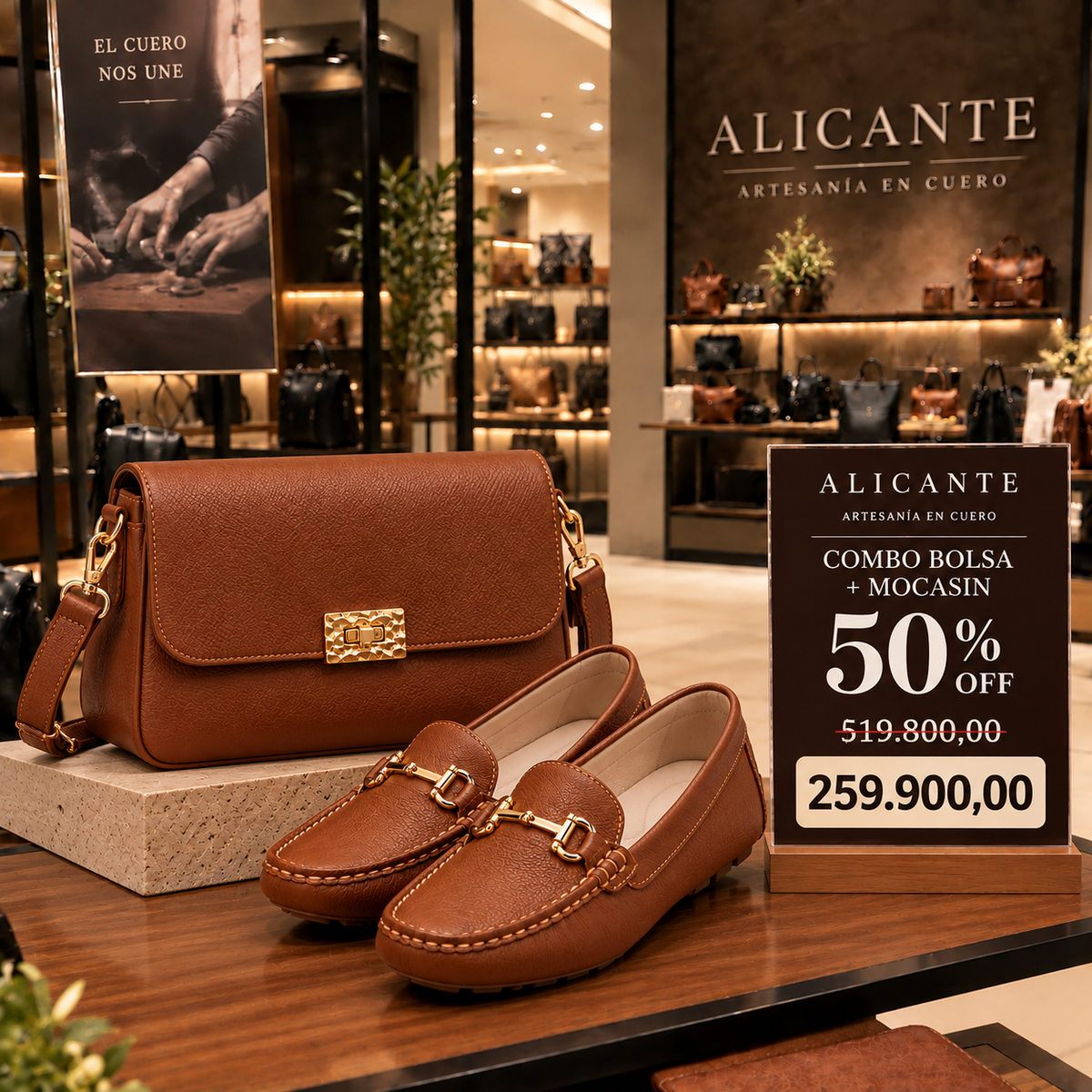 Combo Mocasin Dama Tassel + Bolso - Exclusivo