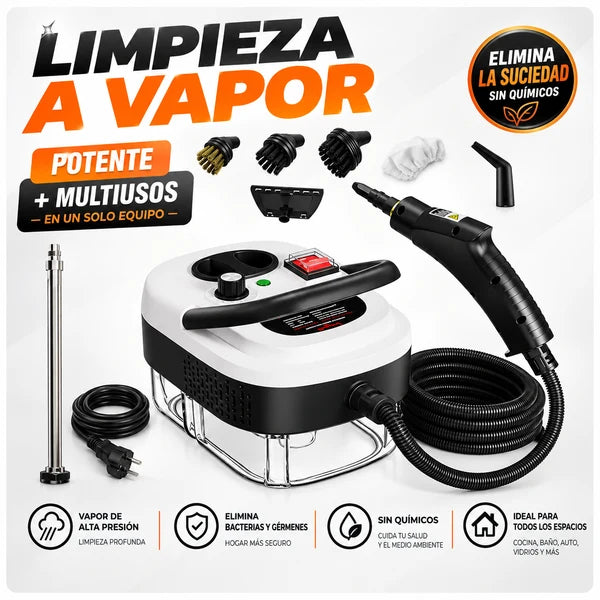 Limpiador a vapor presurizado alta temp