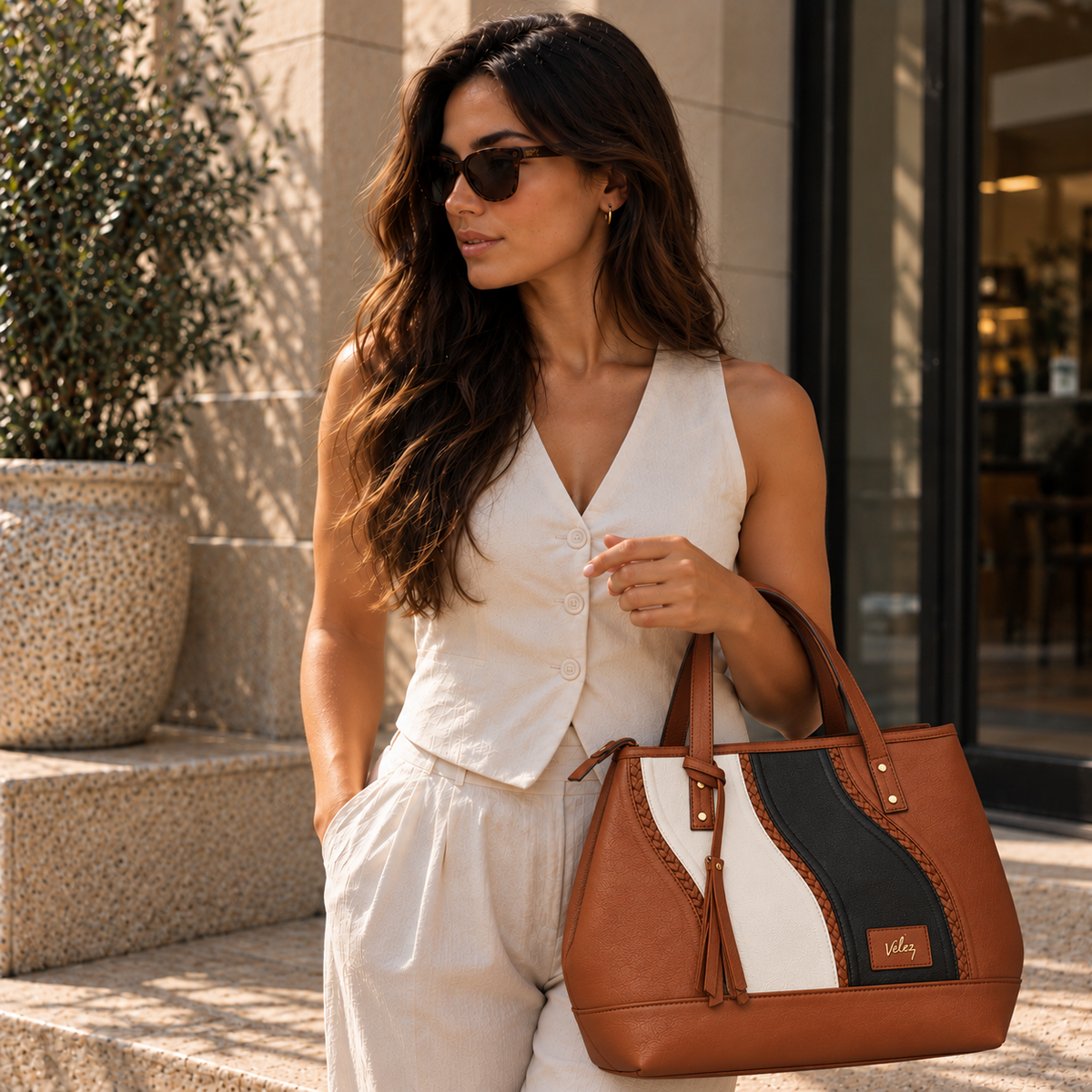Bolso Premium Velez Luna - Últimas Unidades Con 50% De Descuento